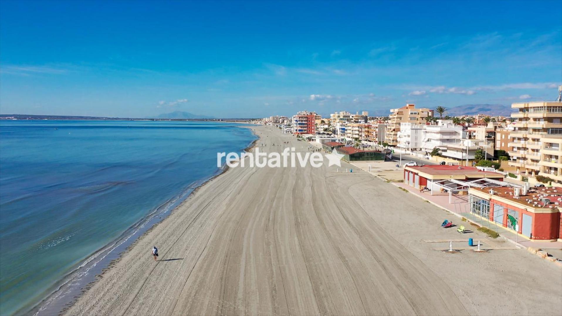 Rentafive Primera Linea Terraza Reformado Santa Pola Esterno foto