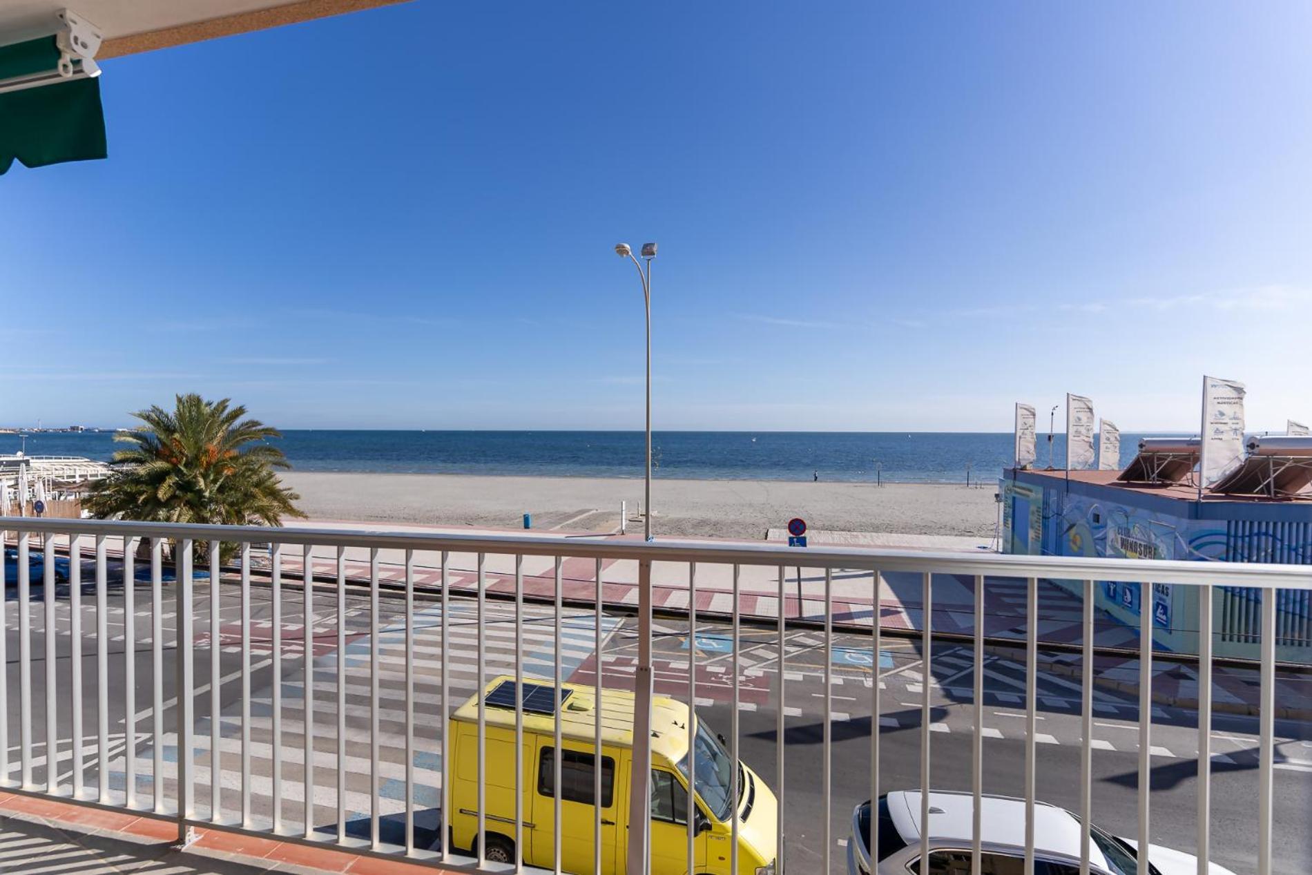 Rentafive Primera Linea Terraza Reformado Santa Pola Esterno foto